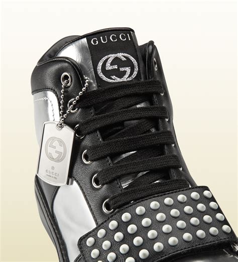 gucci womens sneaker back fold|gucci high top sneakers women's.